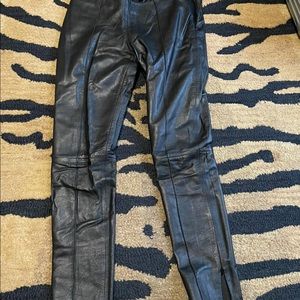 BEBE Leather Pants